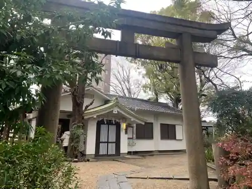 安居神社の鳥居