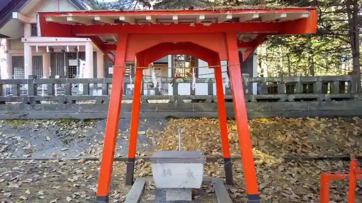 芽室神社の手水舎