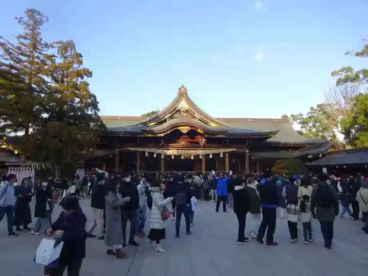 寒川神社の本殿・本堂