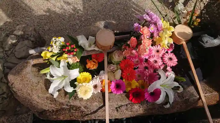 水堂須佐男神社の手水舎