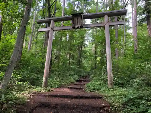 飯縄神社 奥社の鳥居