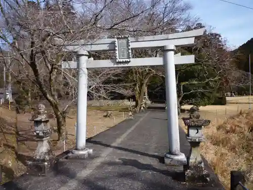 入鹿八幡宮の鳥居