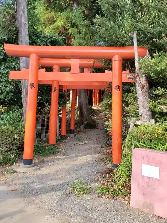 烏子稲荷神社の鳥居