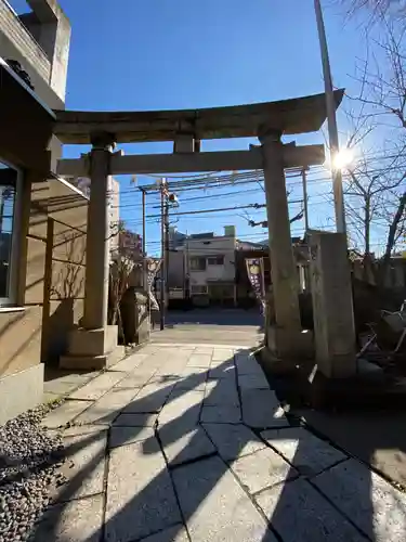 小野照崎神社の鳥居