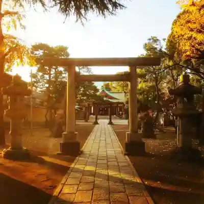 品川神社の鳥居