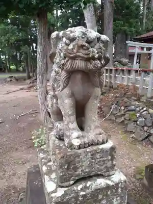 矢澤八幡宮の狛犬