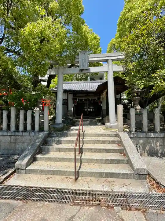 阿保天神社の鳥居