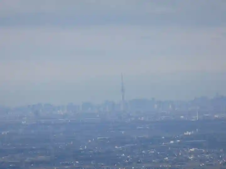 筑波山神社 女体山御本殿の景色