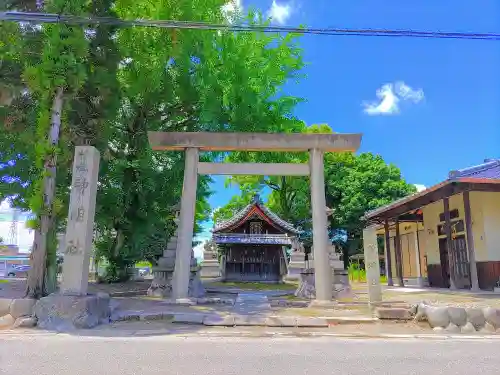 神明社（長野）の鳥居