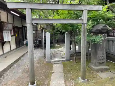牛天神北野神社の鳥居