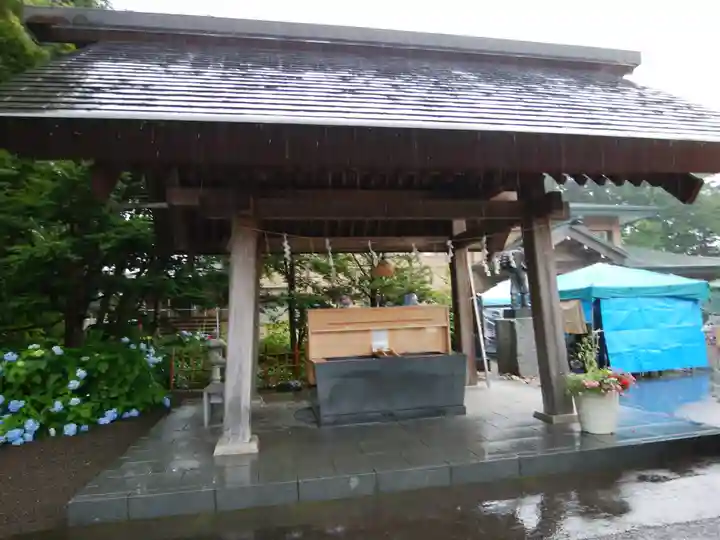 旭川神社の手水舎