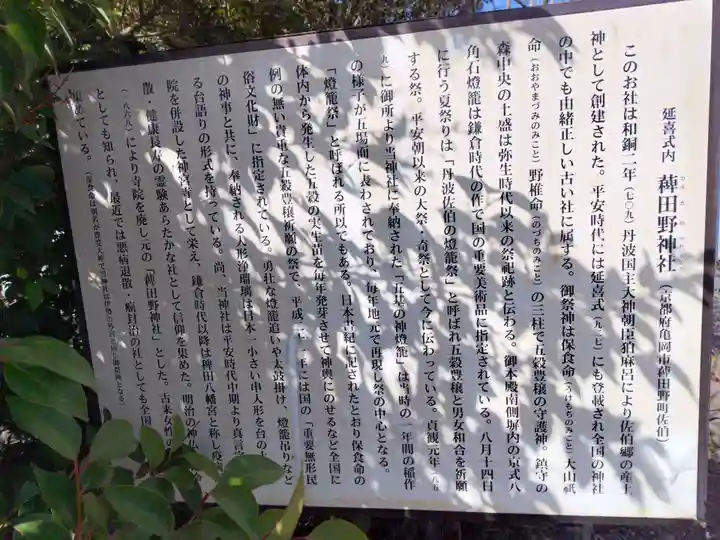 稗田野神社(薭田野神社)(京都府)