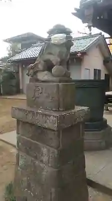 矢切神社の狛犬