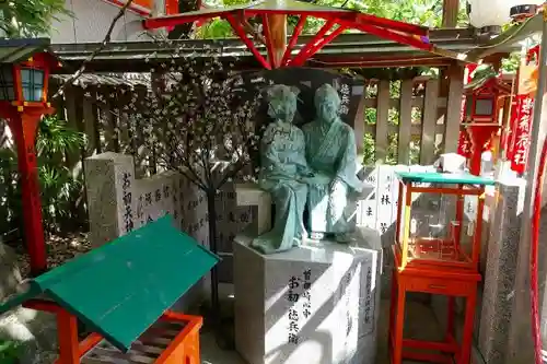 露天神社（お初天神）の像