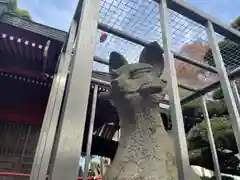 村富神社の狛犬