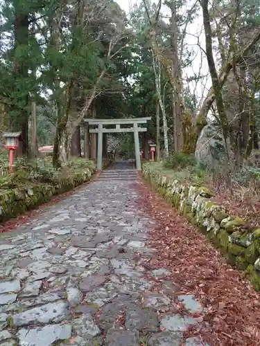 大神山神社奥宮の鳥居