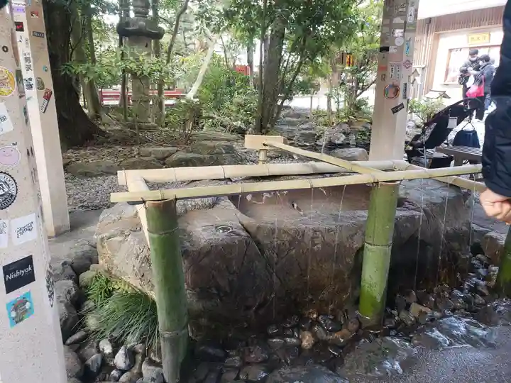 佐瑠女神社(猿田彦神社境内社)の手水舎