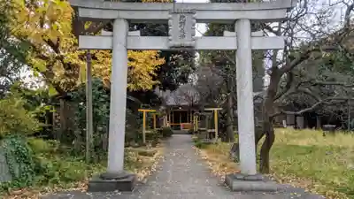 北野天神(仲六郷北野神社)の鳥居