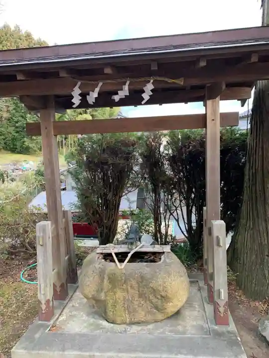 白山神社の手水舎
