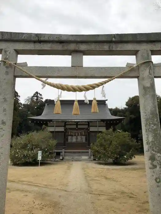 藤樹神社の鳥居