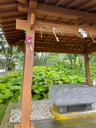 厚岸神社の手水