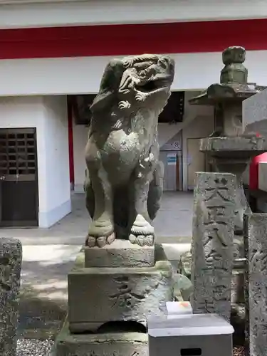 津田八幡神社の狛犬