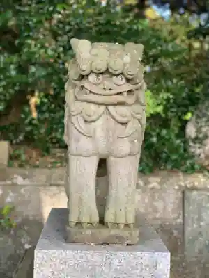 酒列磯前神社の狛犬