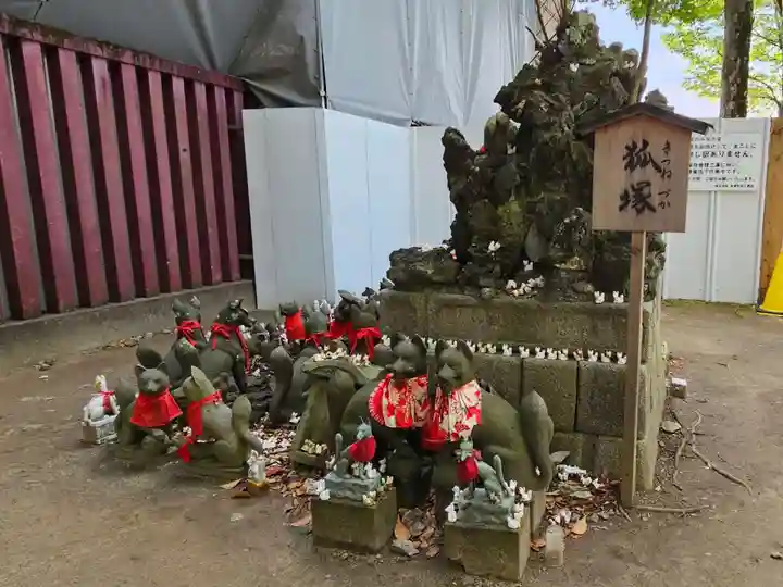 笠間稲荷神社の狛犬