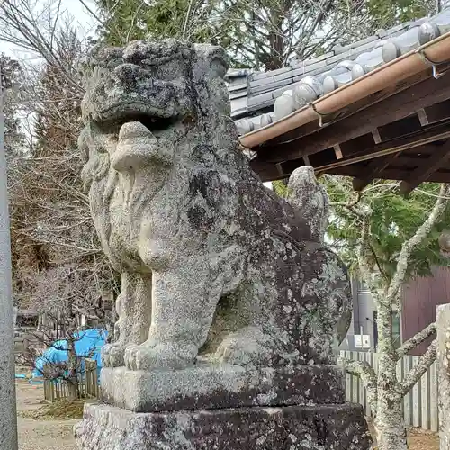 陽夫多神社の狛犬