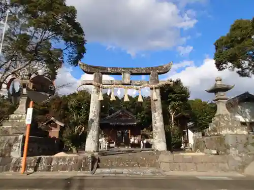 国片主神社の鳥居