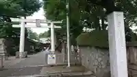 阿豆佐味天神社 立川水天宮の鳥居