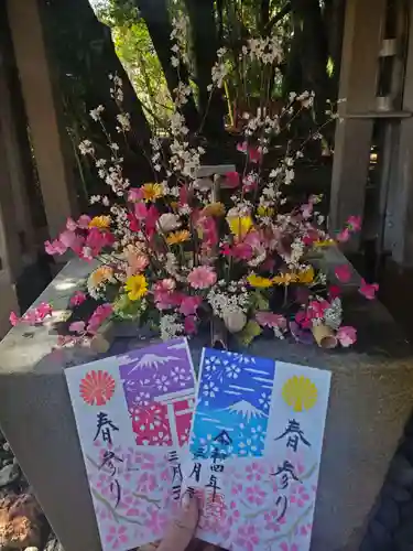 富知六所浅間神社の手水舎