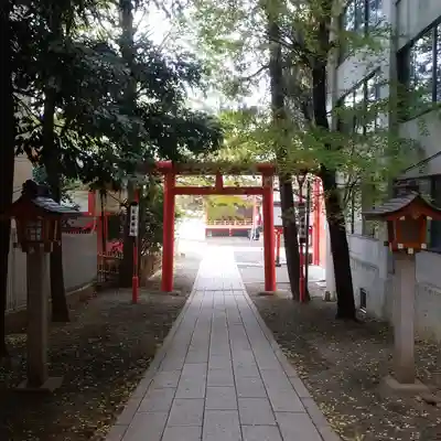 花園神社の鳥居