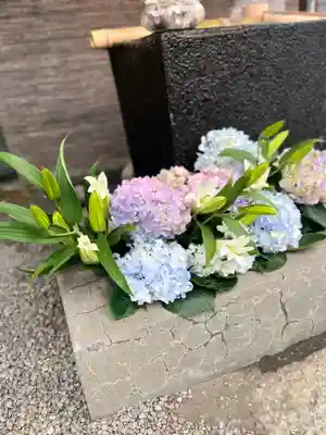 上尾御嶽神社の手水舎