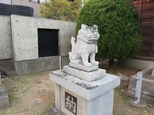 蛭子神社（戎野）の狛犬
