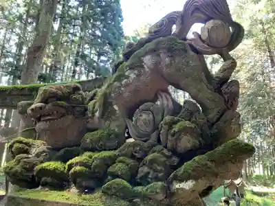 一色鐘鋳神社の狛犬