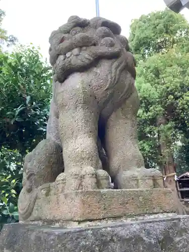 粟津神社の狛犬