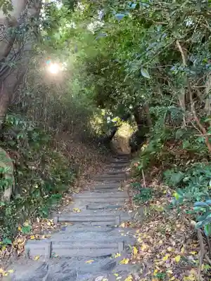 小香十一面観音堂の自然