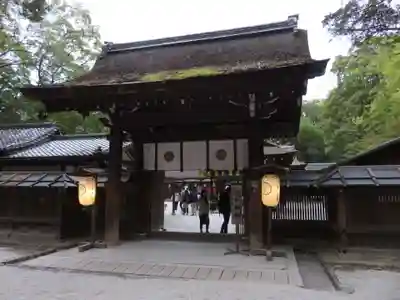 河合神社(鴨川合坐小社宅神社)の山門・神門