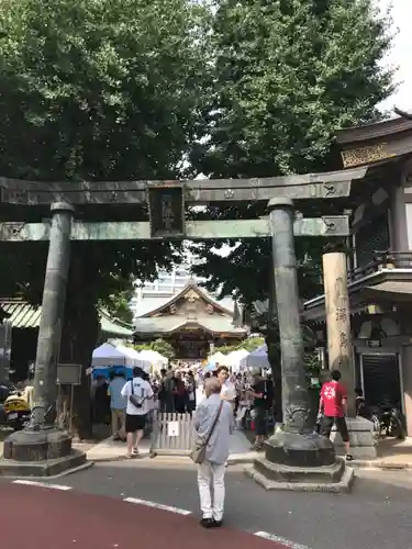 湯島天満宮の鳥居