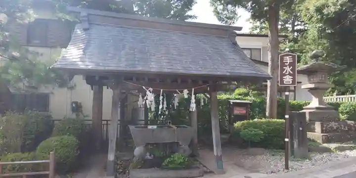 諏訪大社下社春宮の手水舎