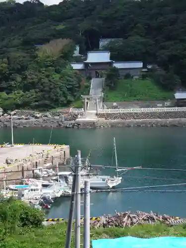 田島神社の景色