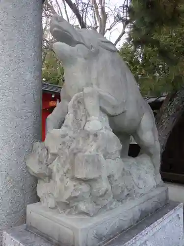 護王神社の狛犬