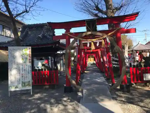 於菊稲荷神社の鳥居