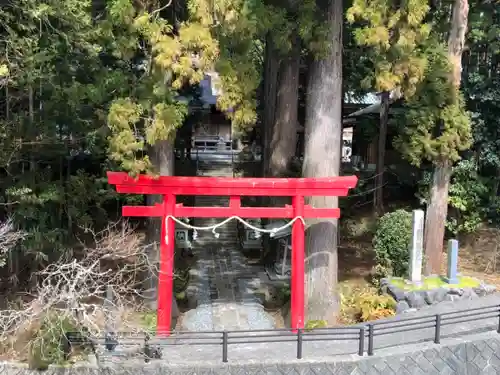 須山浅間神社の鳥居