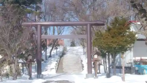 斜里神社の鳥居