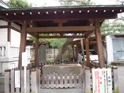 鎧神社の手水舎