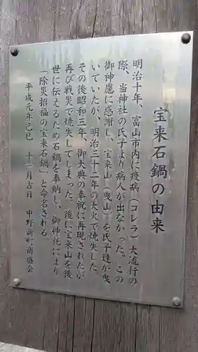 越中白山総社の歴史