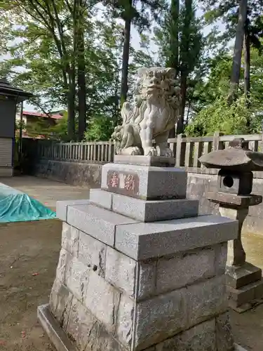 子安神社の狛犬