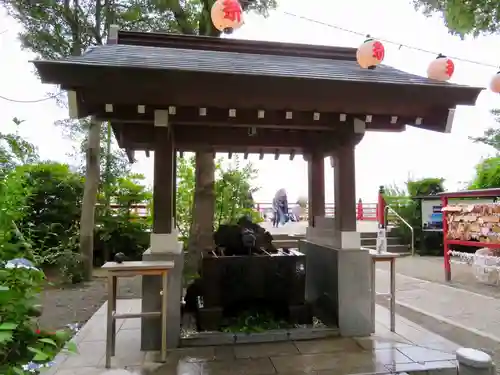 多摩川浅間神社の手水舎